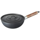 ベーシック アウトドア用中華鍋 23cm (フタ・収納袋付)