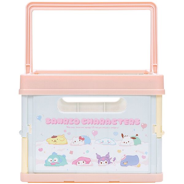 サンリオキャラクターズ ふにゅまるデザイン 折りたたみバスケット スケーター