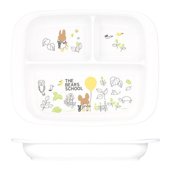　ギフトサービスについてお料理をこぼさずすくいやすい樹脂製のランチ皿。銀イオン配合の抗菌仕様。お皿は3つに仕切られ、食べ物を盛りつけやすい。仕切りが高いので食べ物がはみ出しにくい。お皿の手前はほぼ直角の立ち上がりですくいやすい。奥はなだらかで食べ物を集めやすい。持ちやすいフチ付き。8ヶ月頃からのお食事練習におすすめ。電子レンジと食洗機に対応。熱湯、薬液、電子レンジでの消毒は可能で、煮沸消毒は不可。■サイズ・容量: サイズ:約235×186×29mm容量:小/約80ml、中/約110ml、大/約280ml■生産地:日本■素材・成分:ポリプロピレン■パッケージ:個包装■商品札:無し商品特徴一覧スケーター(Skater)、628023-XP7AG、くまのがっこう、生活雑貨 → 食器・キッチン → 食器 → 皿 → ランチプレート、スケーター、くまのがっこう、電子レンジ、抗菌、ランチ皿、4973307628023、通信販売、通販、販売、買う、購入、お店、売っている、ショッピング▼関連商品はこちら。くまのがっこう 折りたたみ紙パック飲料ホルダー スケーターくまのがっこう ベビースプーンフォークセット スケーターくまのがっこう 抗菌 電子レンジ・食洗機対応 小皿 スケーターくまのがっこう 抗菌 電子レンジ・食洗機対応 小鉢 スケーター【くまのがっこう 抗菌 電子レンジ・食洗機対応ランチ皿 スケーター】広告文責(有)イースクエアTEL:0120-532-772お料理をこぼさずすくいやすい樹脂製のランチ皿。銀イオン配合の抗菌仕様。お皿は3つに仕切られ、食べ物を盛りつけやすい。仕切りが高いので食べ物がはみ出しにくい。お皿の手前はほぼ直角の立ち上がりですくいやすい。奥はなだらかで食べ物を集めやすい。持ちやすいフチ付き。8ヶ月頃からのお食事練習におすすめ。電子レンジと食洗機に対応。熱湯、薬液、電子レンジでの消毒は可能で、煮沸消毒は不可。■サイズ・容量: サイズ:約235×186×29mm容量:小/約80ml、中/約110ml、大/約280ml■生産地:日本■素材・成分:ポリプロピレン■パッケージ:個包装■商品札:無し※お客さま都合による、ご注文後の[キャンセル][変更][返品][交換]はお受けできませんのでご注意下さいませ。※当店では、すべての商品で在庫を持っておりません。記載の納期を必ずご確認ください。※ご注文いただいた場合でもメーカーの[在庫切れ][欠品][廃盤]などの理由で、[記載の納期より発送が遅れる][発送できない]場合がございます。その際は、当店よりご連絡させていただきます。あらかじめご了承ください。※リニューアル等により パッケージ、仕様、セット内容 が変更になる場合がございます。予めご了承下さい。こちらの商品は【お取り寄せ(7〜10営業日以内に発送予定)】となります。あらかじめご了承くださいませ。