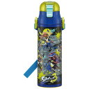 スプラトゥーン 3 超軽量ロック付ワンプッシュダイレクトステンレスボトル 580ml スケーター