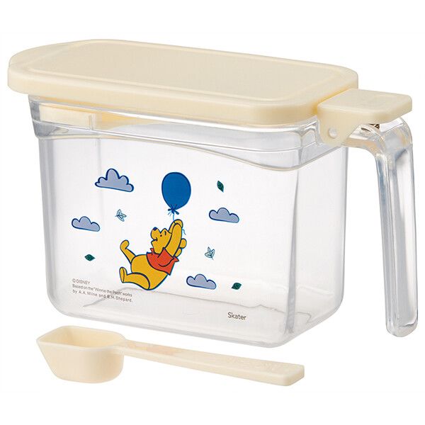 くまのプーさん/アウトドア ワンプッシュで開く調味料ポット スケーター