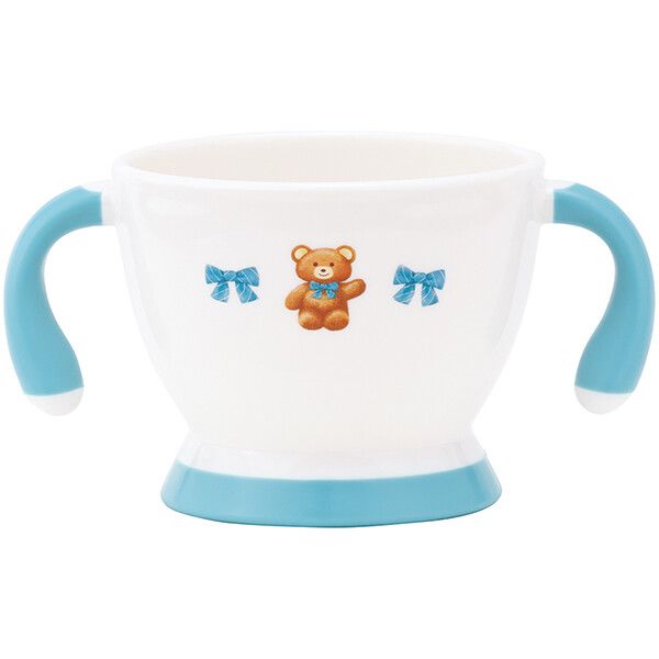 ぬいぐるみ くま 握りやすいベビー両手マグ スケーター