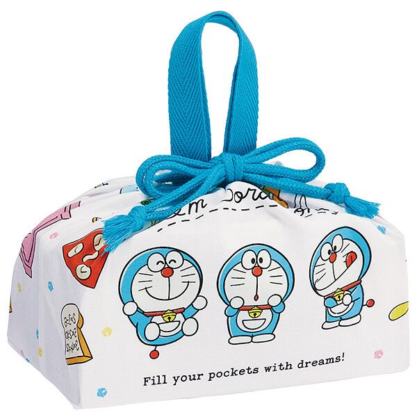 I'm Doraemon ラインデザイン ランチ巾着 スケーター [キャンセル・変更・返品不可]