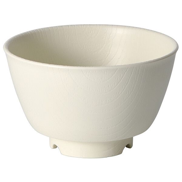 NEXT FEEL クリーム 木目 持ちやすい茶椀 スケーター