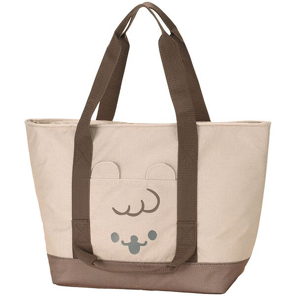 べあべあ 麻風型保冷お手伝いトートショッピングバッグ スケーター