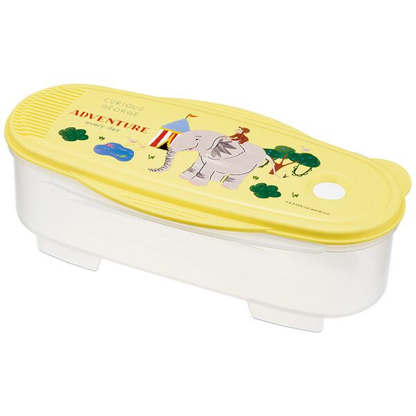 おさるのジョージ ZOO ゆでパスタ調理ケース スケーター