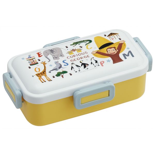 おさるのジョージ ZOO 抗菌 食洗機対応 ふわっと弁当箱 530ml スケーター [キャンセル・変更・返品不可]