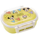 ミッキー&フレンズ/風船 抗菌 食洗機対応 ふわっとフタタイトランチボックス小判 スケーター