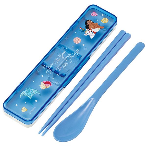 モアナ 抗菌 音のならないコンビセット 箸18cm スケーター