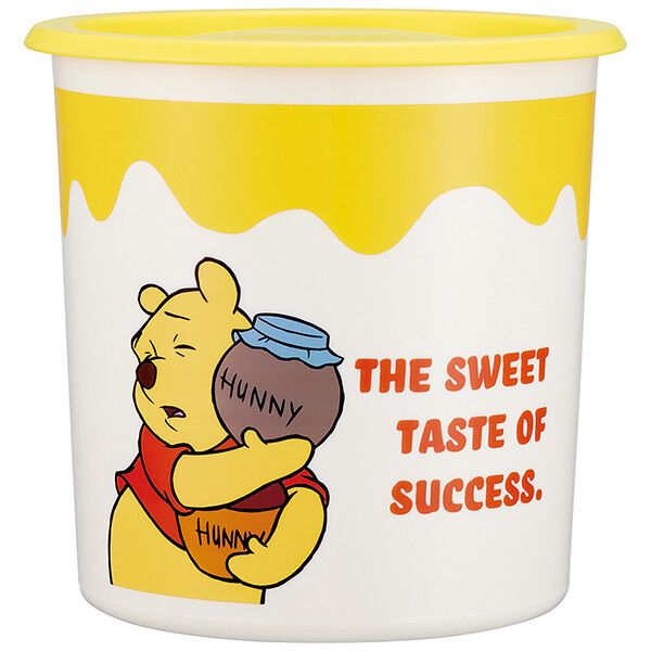 プー/ファニーフェイス ワンタッチシール密閉保存容器 1000ml スケーター