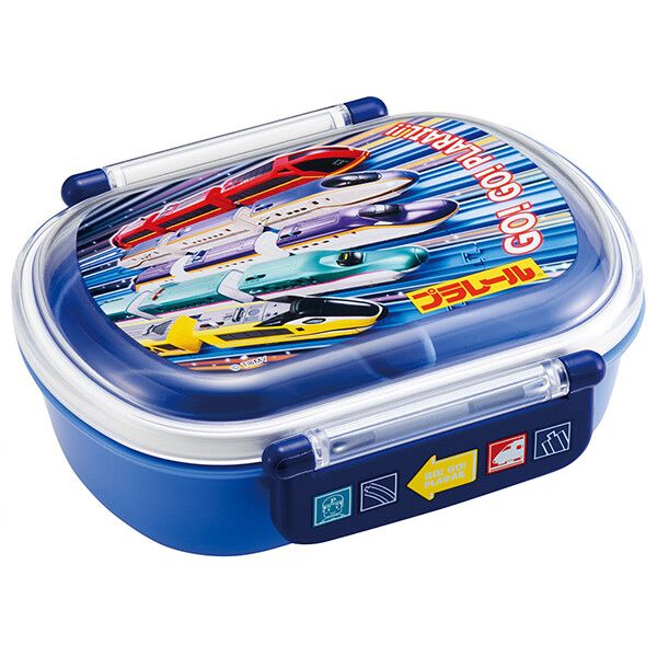 プラレール 25 抗菌 食洗機対応 ふわっとフタタイトランチボックス小判 スケーター