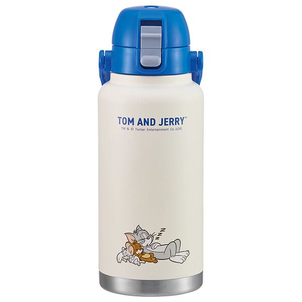 ジェリー マグボトル トムとジェリー おひるね ハンドル付ワンプッシュダイレクトステンレスボトル 1000ml スケーター