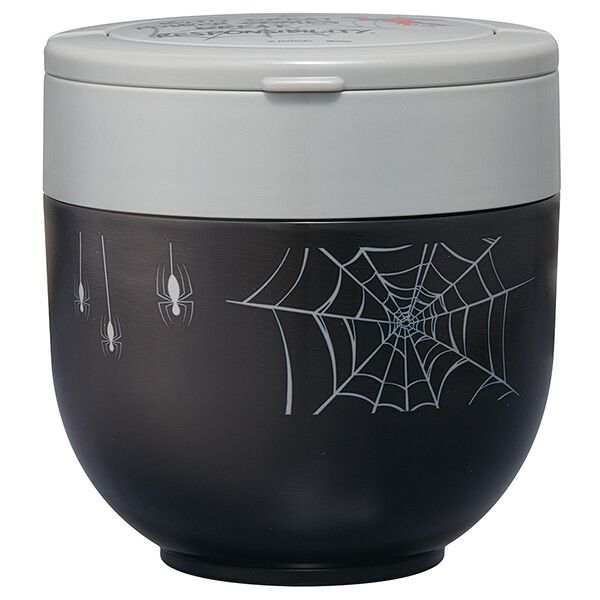 スパイダーマン 抗菌 折りたたみハンドル付保温保冷丼ランチジャー スケーター