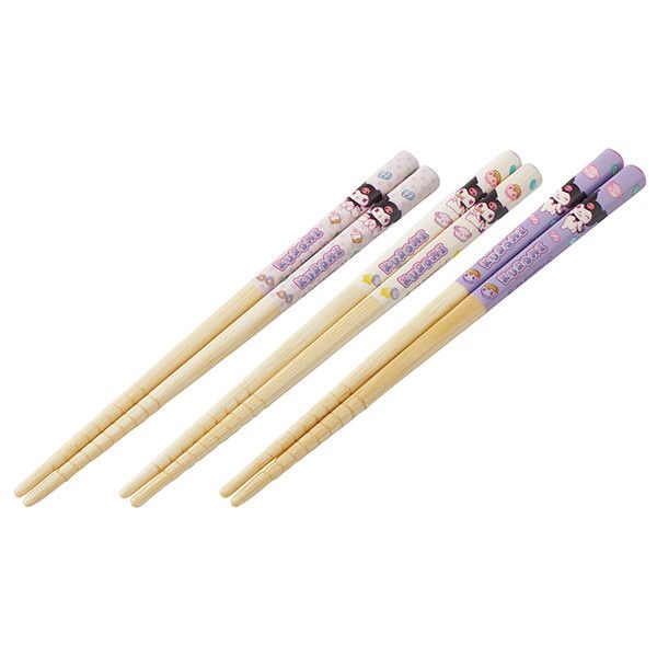 Chopsticks - クロミ マシュグミ 竹箸16.5cm (3P) スケーター