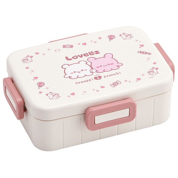 らぶいーず 抗菌 4点ロックランチボックス 650ml スケーター