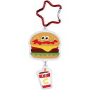 バーガーコンクス バーガー カラビナキーホルダー スケーター