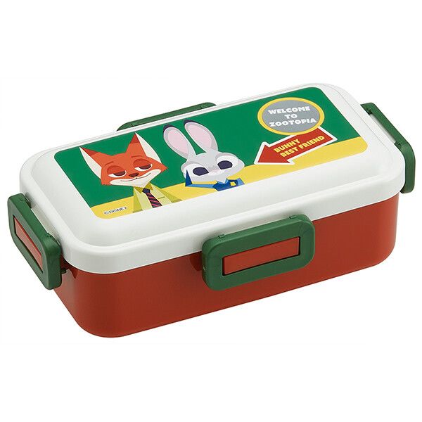 ズートピア/ワッペン 抗菌 食洗機対応 ふわっと弁当箱 530ml スケーター