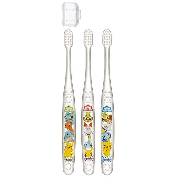クリア子ども歯ブラシ 3P (園児用) スケーター