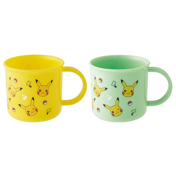 ポケットモンスター ピカチュウ 抗菌 食洗機対応 プラコップ 2P スケーター