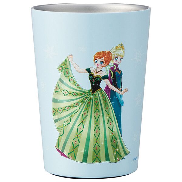 アナと雪の女王/中川翔子 コンビニコーヒーステンレスタンブラー M 400ml スケーター