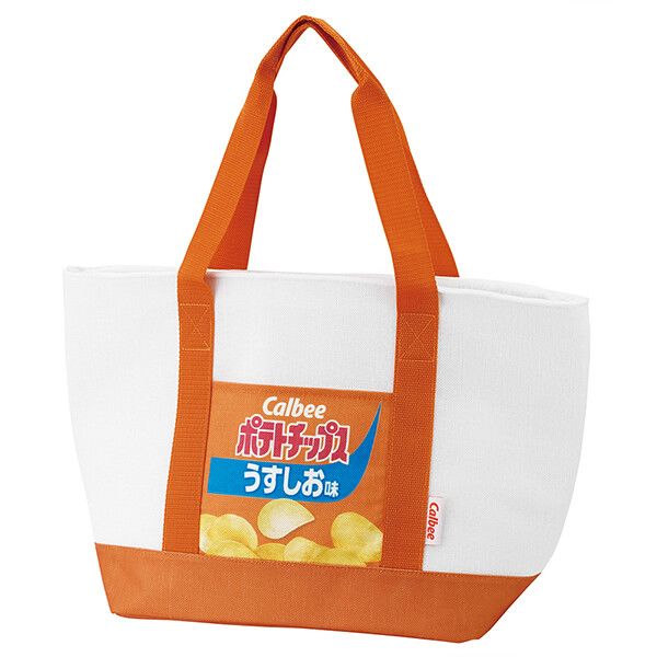 カルビー ポテトチップス うすしお味 麻風トート型保冷ショッピングバッグ スケーター