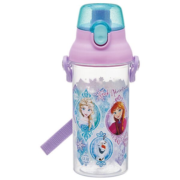 Other - アナと雪の女王 25 食洗機対応 直飲みプラ製ワンタッチクリアボトル スケーター
