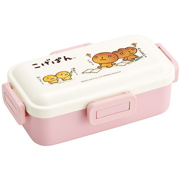 　ギフトサービスについてドーム型のフタでご飯もおかずもふわっと盛れる弁当箱(ランチボックス)。銀イオン配合の抗菌仕様。スリムタイプなので片手で持てて食べやすい。フタがドーム型なので、ソースなどの調味料、海苔やふりかけなどが付きにくい。丼ものやサンドイッチなども押しつぶされにくく、ピックスも倒れにくい。フタは4点ロックで汁漏れしにくい。高い仕切りでおかずが片寄りにくい。フタを外して電子レンジ加熱可能。食洗機にも対応。弁当箱1/2に入るご飯の量、茶碗(約200ml) 約1.3杯。■サイズ・容量: サイズ:約186×108×62mm容量:約530ml■生産地:日本■素材・成分:フタ/AS樹脂 (耐熱温度/100度)本体・止め具・仕切り/ポリプロピレン (耐熱温度/140度)パッキン/シリコーンゴム (耐熱温度/140度)■パッケージ:個包装■商品札:無し商品特徴一覧スケーター(Skater)、712531-PFLB6AG、サンエックス こげぱん、生活雑貨 → 食器・キッチン → お弁当グッズ → お弁当箱、スケーター、サンエックス、こげぱん、公式、抗菌 食洗機対応 ふわっと弁当箱 530ml、4973307712531、通信販売、通販、販売、買う、購入、お店、売っている、ショッピング▼関連商品はこちら。こげぱん 音のならないコンビセット 箸18cm スケーターこげぱん 抗菌 食洗機対応 2段ふわっと弁当箱 スケーターこげぱん 不織布保冷バッグ スケーター【こげぱん 抗菌 食洗機対応 ふわっと弁当箱 530ml スケーター】広告文責(有)イースクエアTEL:0120-532-772ドーム型のフタでご飯もおかずもふわっと盛れる弁当箱(ランチボックス)。銀イオン配合の抗菌仕様。スリムタイプなので片手で持てて食べやすい。フタがドーム型なので、ソースなどの調味料、海苔やふりかけなどが付きにくい。丼ものやサンドイッチなども押しつぶされにくく、ピックスも倒れにくい。フタは4点ロックで汁漏れしにくい。高い仕切りでおかずが片寄りにくい。フタを外して電子レンジ加熱可能。食洗機にも対応。弁当箱1/2に入るご飯の量、茶碗(約200ml) 約1.3杯。■サイズ・容量: サイズ:約186×108×62mm容量:約530ml■生産地:日本■素材・成分:フタ/AS樹脂 (耐熱温度/100度)本体・止め具・仕切り/ポリプロピレン (耐熱温度/140度)パッキン/シリコーンゴム (耐熱温度/140度)■パッケージ:個包装■商品札:無し※お客さま都合による、ご注文後の[キャンセル][変更][返品][交換]はお受けできませんのでご注意下さいませ。※当店では、すべての商品で在庫を持っておりません。記載の納期を必ずご確認ください。※ご注文いただいた場合でもメーカーの[在庫切れ][欠品][廃盤]などの理由で、[記載の納期より発送が遅れる][発送できない]場合がございます。その際は、当店よりご連絡させていただきます。あらかじめご了承ください。※リニューアル等により パッケージ、仕様、セット内容 が変更になる場合がございます。予めご了承下さい。こちらの商品は【お取り寄せ(7〜10営業日以内に発送予定)】となります。あらかじめご了承くださいませ。