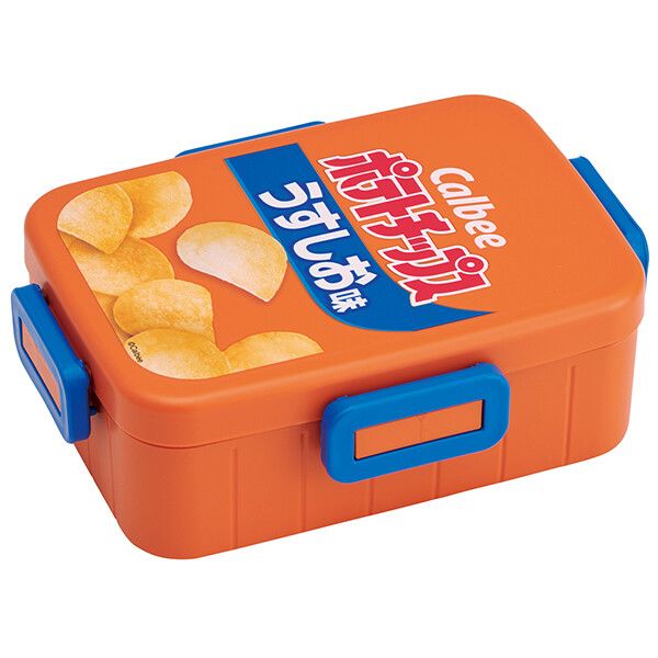 カルビー ポテトチップス うすしお味 4点ロックランチボックス 650ml スケーター