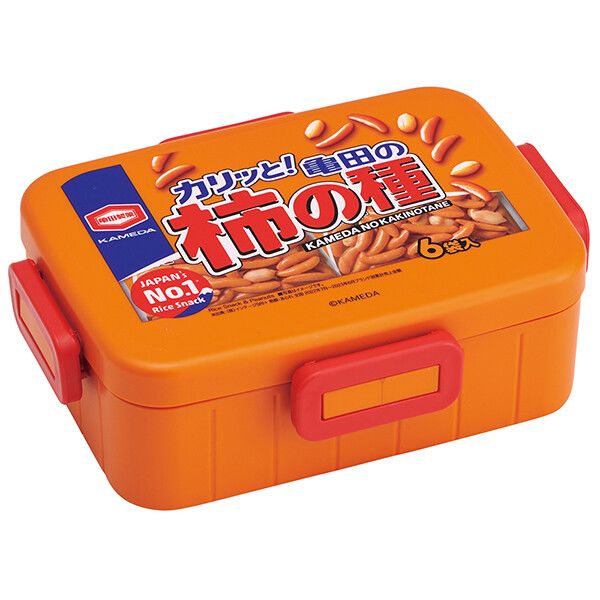 亀田製菓 柿の種 4点ロックランチボックス 650ml スケーター