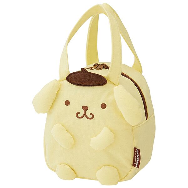 ポムポムプリン スエット素材ダイカットバッグ スケーター