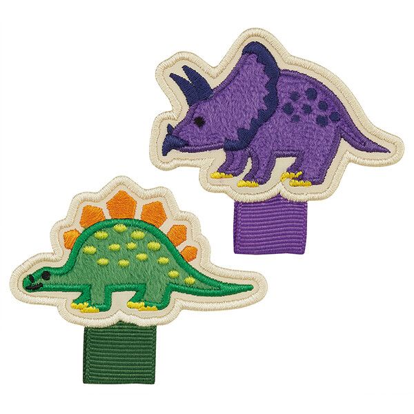 Other - DINOSAURS PICTURE BOOK 名札付けワッペン 2P スケーター