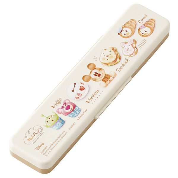 イースクエアのNuiパン 音のならないコンビセット 箸18cm スケーター｜アングル2