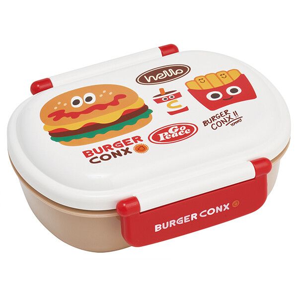 バーガーコンクス ハロー ふわっとフタタイトランチボックス小判 スケーター