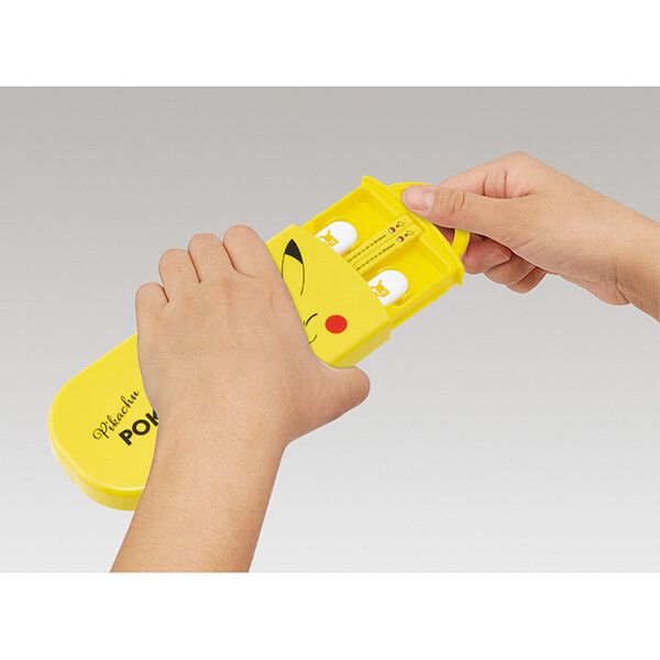 ピカチュウフェイス 25 食洗機対応 スライド式トリオセット スケーター