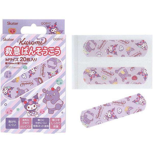 クロミ Fancy Snacks Sweet 救急絆創膏(ばんそうこう) M 20枚入 スケーター