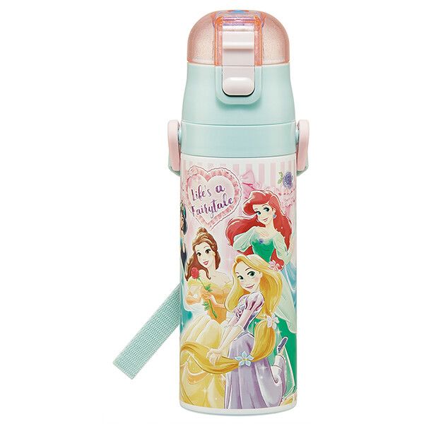 プリンセス 26 超軽量コンパクトロック付ワンプッシュダイレクトステンレスボトル スケーター