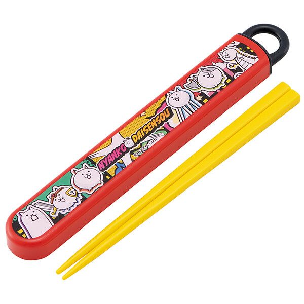 にゃんこ大戦争 26 食洗機対応 スライド箸＆箸箱セット スケーター