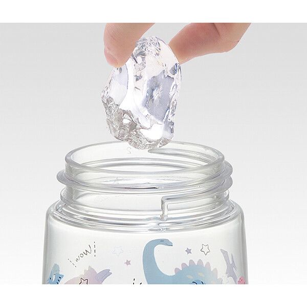 HAPPY AND SMILE レインボー ワンプッシュストローボトル 480ml 水筒 スケーター