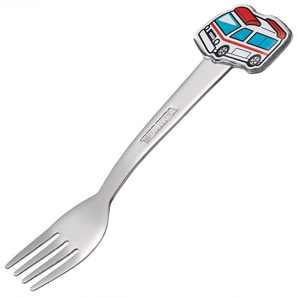 Fork - トミカ 救急車 ステンレス子供フォーク(ダイカット) スケーター