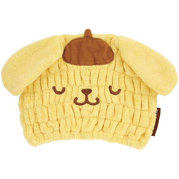 ポムポムプリン ねむねむ 吸水速乾 タオルキャップ スケーター