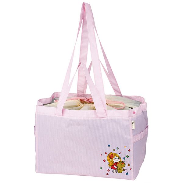 Tote Bag Type - 水森亜土 サイドベルト付きレジカゴ保冷バッグ スケーター