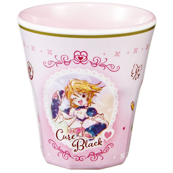 平底杯 - ふたりはプリキュア 水彩 キュアブラック メラミンタンブラー スケーター