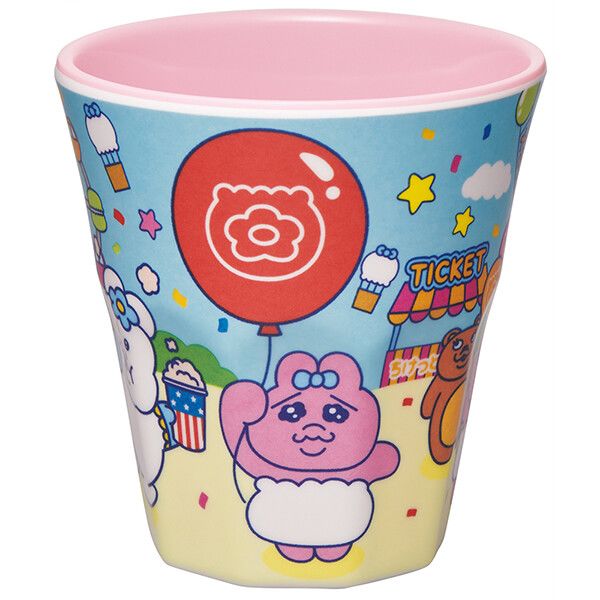 Cups, Cup Bags - おぱんちゅうさぎ レトロ遊園地 メラミンタンブラー スケーター