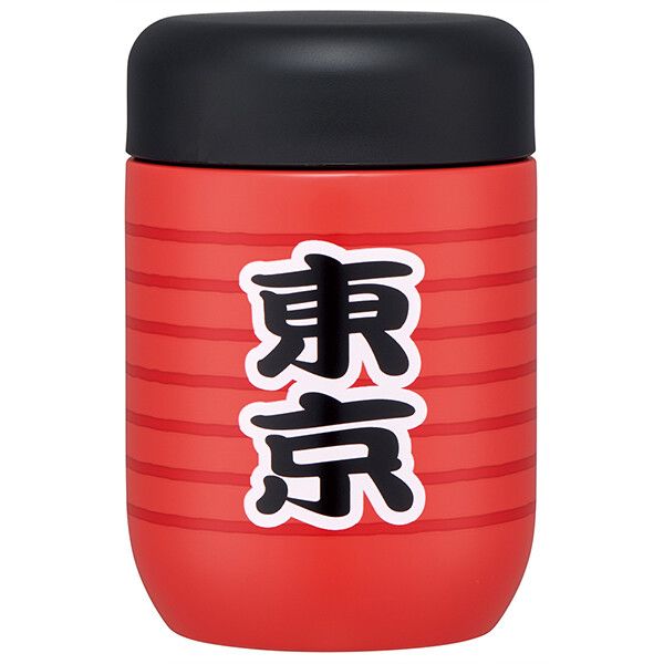 提灯 東京柄 ワンタッチ式フタパッキンステンレスマグボトル S 180ml スケーター