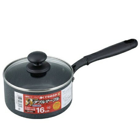 【ダブルマーブル IH対応片手鍋16cm(WR-6292)】[返品・交換・キャンセル不可]