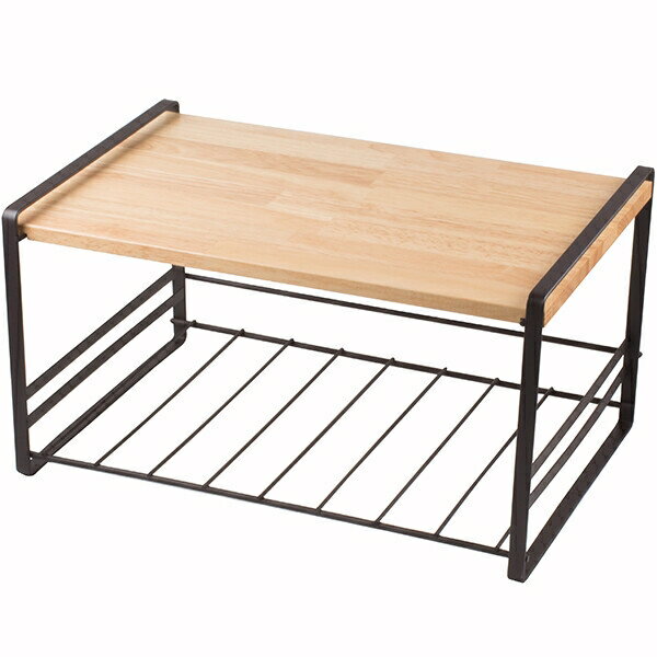 レンジ上ラック ブラウン(WF-6) [キャンセル・変更・返品不可]