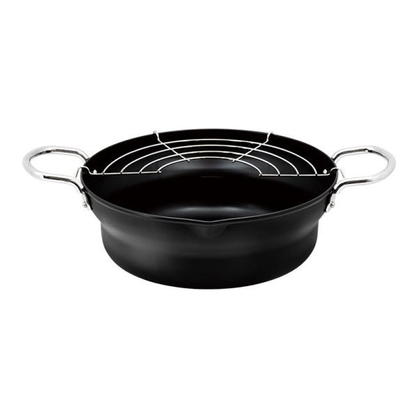 Iron Pots - カラリーズ IH対応段付両手天ぷら鍋24cm RB-2764