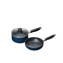 スティージー2 IH対応 片手鍋16cm&フライパン18cm MB-2377
