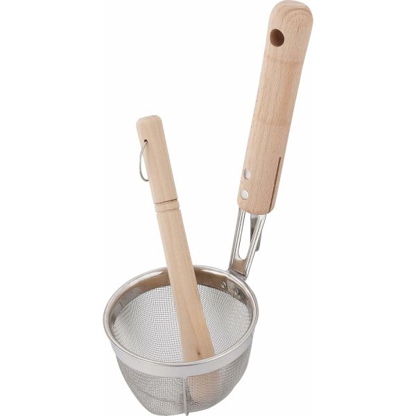 [日本製] 味道 木柄みそこし 棒付き AD-696