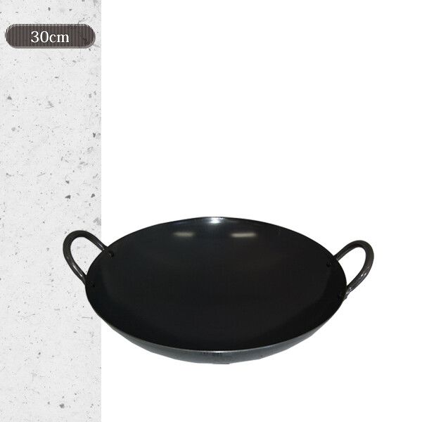 [日本製] 味道 ガス火専用 鉄製中華鍋 30cm AD-642